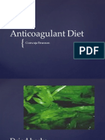 Anticoagulant Diet: Conwaja Brunson