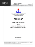 Design Criteria For Process and Mechanics