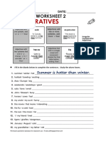Comparative Adjective - Grammar Worksheet 3