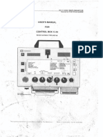 IHC Control Box C-34 - Users Manual