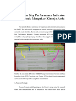 Menyusun Key Performance Indicator KPI u