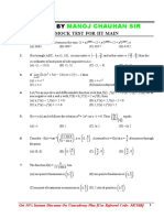 Q - Mock Test For IIT Main