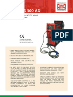 Champtig 300 Ad: Indigenous Inverter Based AC/DC Mixed Pulsed TIG Welding System