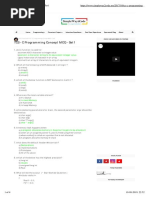 TCS - C Programming Concept MCQ - Set1