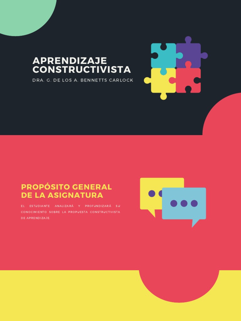 Aprendizaje Constructivista | PDF | Constructivismo (filosofía de la ...