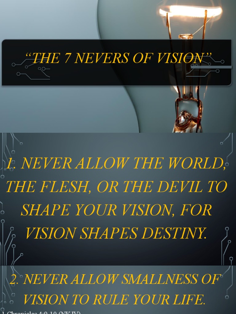 Faith-Driven Vision Principles | PDF