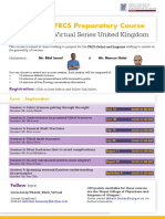 FRCS Preparatory Course Agenda UK - Final