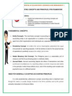 Accounting Concepts, Principles & IFRS Framework