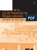 Resumen de La Ley de Prevención de Riesgos Laborales