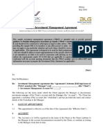 Sample Investment Management Agreement: (Date)