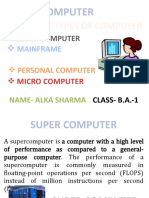 Different Types of Computer