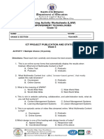Department of Education: Learning Activity Worksheets (LAW)