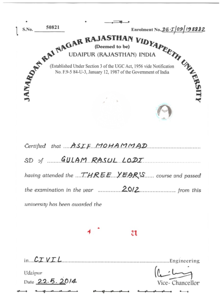 Fdocuments - in - Civil Diploma and Marksheet | PDF