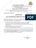 VGST Call For Proposal