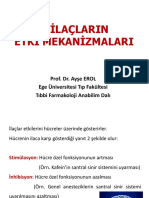 İlaçlarin Etki Mekanizmalari: Prof. Dr. Ayşe EROL Ege Üniversitesi Tıp Fakültesi Tıbbi Farmakoloji Anabilim Dalı