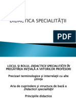 Didactica Specialit - Ii - 1