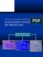 Evaluaci N Financier A de Proyectos - Mod 4 2011