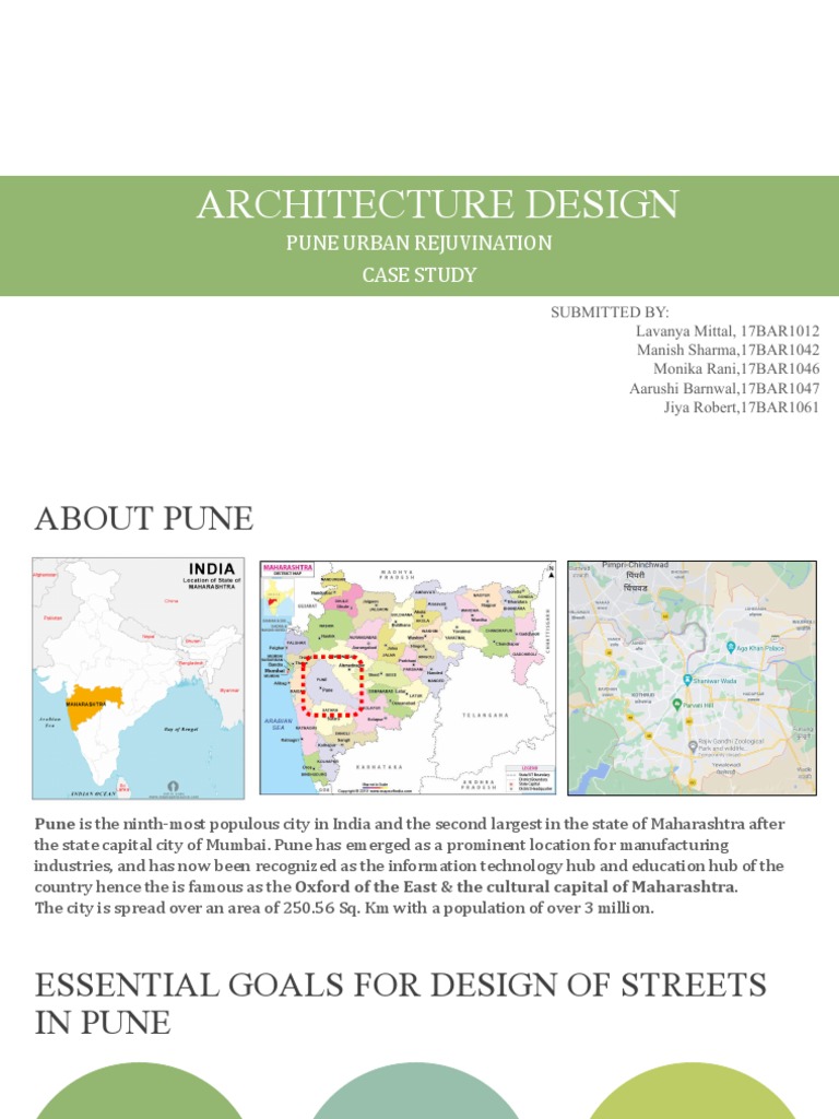 Pune Urban Street Design Case Study | PDF | Road | Street