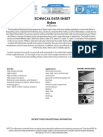 Technical Data Sheet Nylon: (Polyamide)