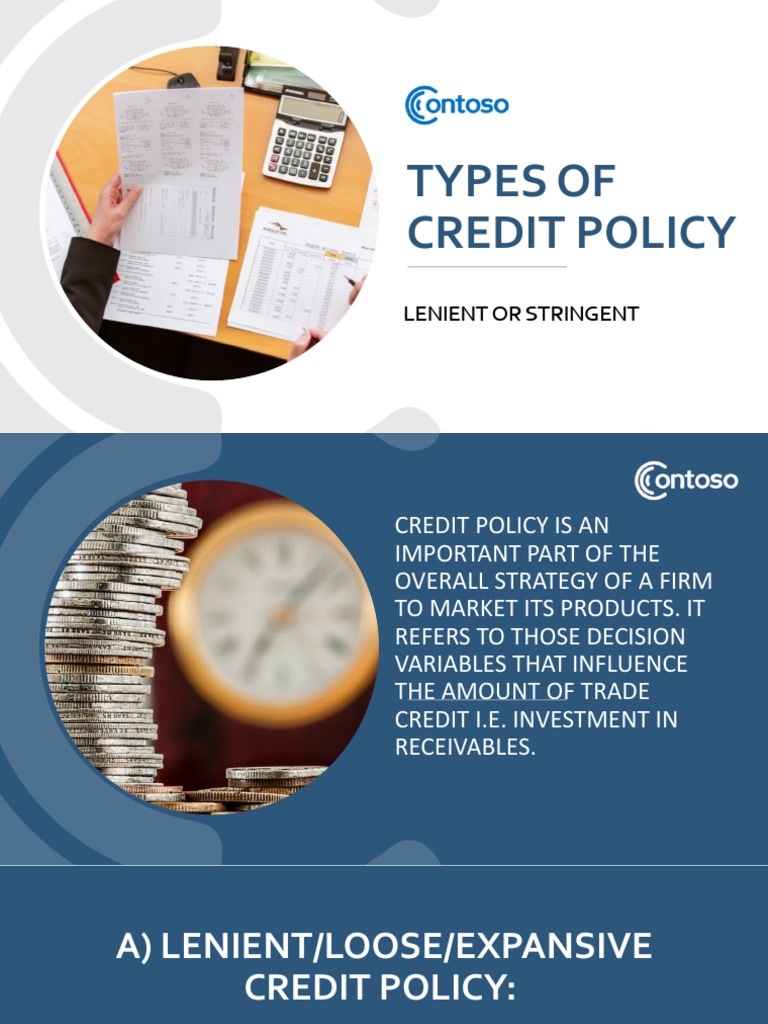 Types of Credit Policy PDF