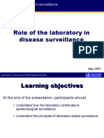 Role of lab in disease surveillance