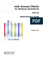 CP E75.10 Remote Access Clients Admin Guide