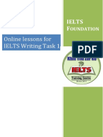 Online Lessons For IELTS Writing Task 1