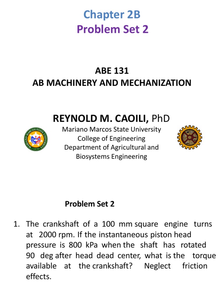 ABE 131 Lecture (Chapter 2B) PS | PDF