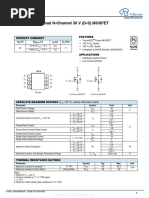 Dual N-Channel 30 V (D-S) MOSFET: Features Product Summary