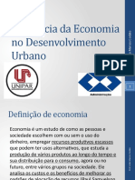 Influência Da Economia No Desenvolvimento Urbano