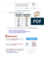 Important!: Possessive Adjectives