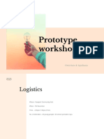 Prototype Workshop: Overview & Synthesis