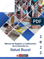 Manual de Registro y Codificacion HIS_Direccion de Salud Bucal - 2022