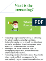 What Is The Forecasting?