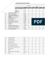 First Aid Box Inspection Checklist