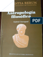 Antropología Filosófica - Gabriel Amengual