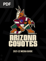 Arizona Coyotes 2021-22 Media Guide