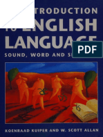 An Introduction To English Language - Sound, Word and Sentence