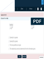Quantity A Quantity B: Question 15 of 15