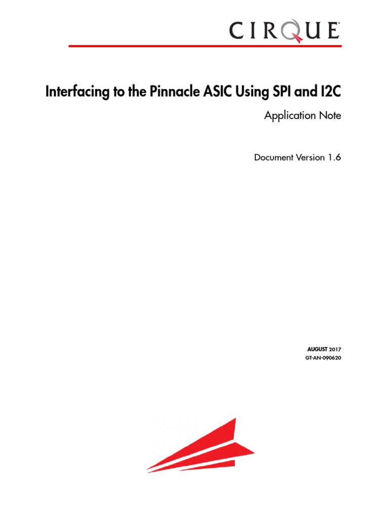 Interfacing To The Pinnacle ASIC Using SPI and I2C: Application Note ...