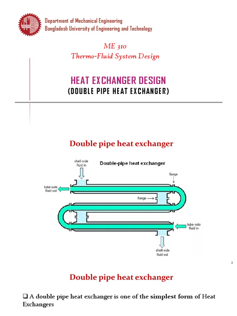 Double Pipe Heat Exchanger Design Guide | PDF | Heat Exchanger | Pipe ...