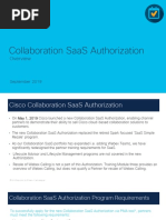 Collaboration Saas Authorization: September 2019