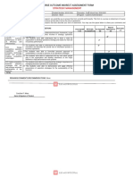 Courseoutcomei NDI Rectassessmentform: Strategi Cmanagement