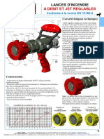 Lance D'incendie A Debit Et Jet Reglable