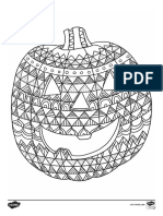 Halloween Themed Coloring Mindfulness Activity Sheets