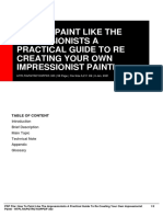 How To Paint Like The Impressionists A Practical Guide To Re Creating Your Own Impressionist Painti