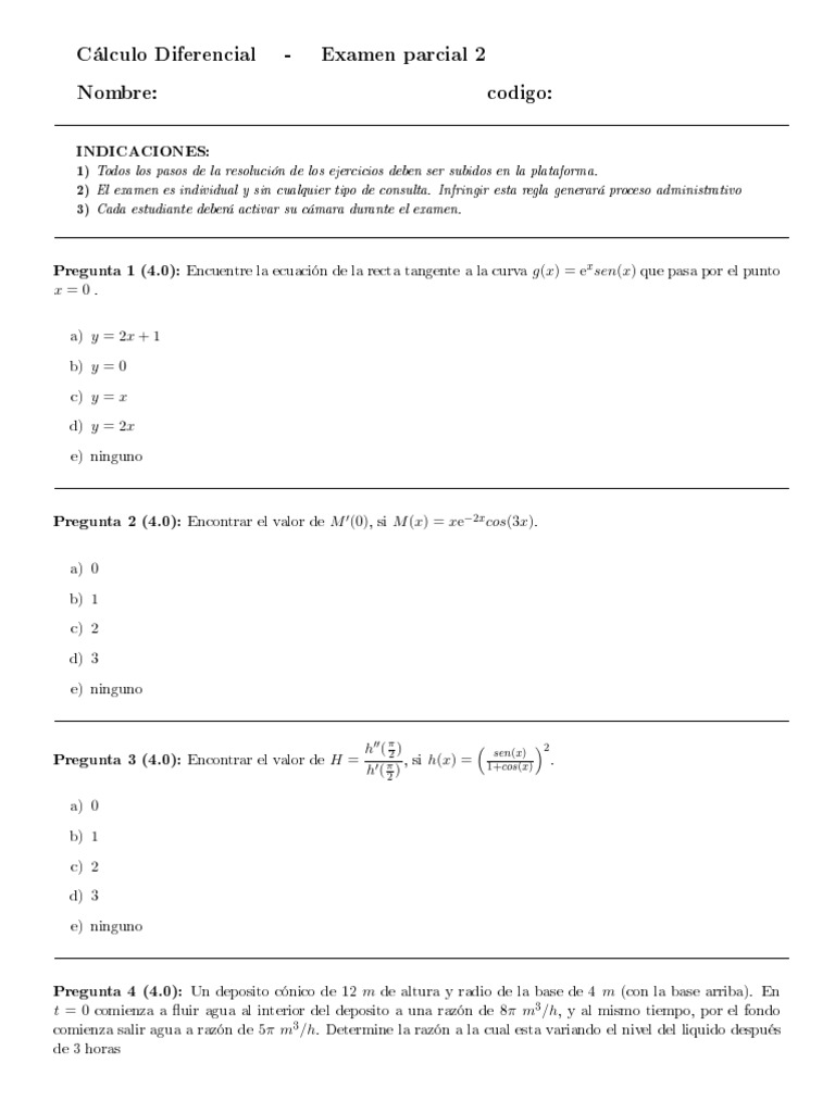 Examen Final | PDF | Ciencia y matemáticas | Informática