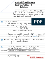 Chemical Equilibrium BB-1