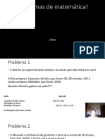 Problemas de Matemática!