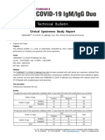 Technical Bulletin: Clinical Specimens Study Report